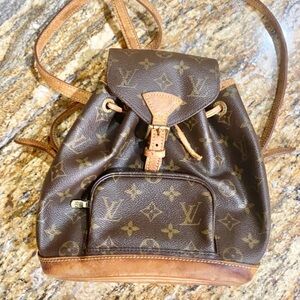 Louis Vuitton Monogram Brown Mini Montsouris BackPack